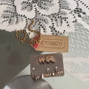 New Coach New York Gold Tag for Bags